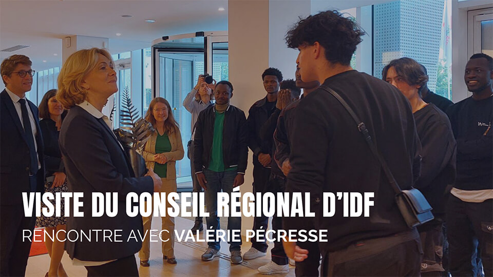 Nos jeunes rencontrent Valérie Pécresse, présidente du CR IDF
