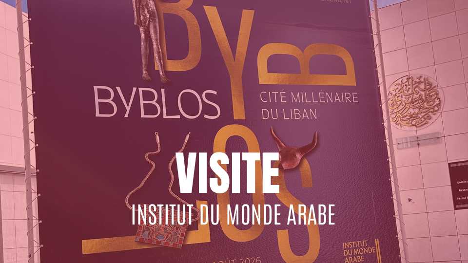 Nos jeunes visite l'exposition Byblos, cité millénaire du Liban
